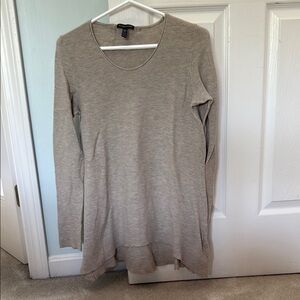 Eileen Fisher Women's Beige Crew Neck Sweater